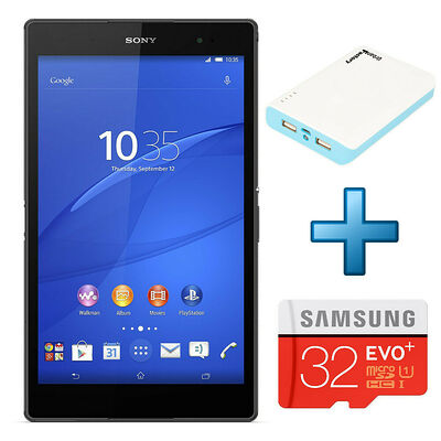Sony Xperia Z3 Tablet Compact 8'' 16 Go + Powerbank + Micro SD 32 Go