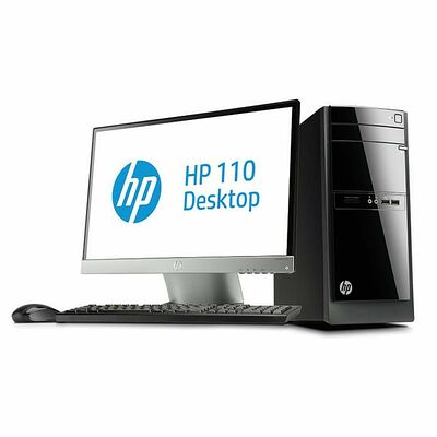 HP 110-420nfm Desktop + Ecran 21.5" Full HD