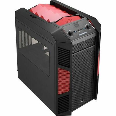 Aerocool XPredator Cube Red Edition, Noir/Rouge