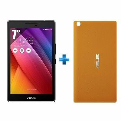 Asus ZenPad Z370C Noire, 7" HD + Coque Orange