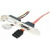 Cable slot 1 port eSATA avec prise alimentation MOLEX, Topachat