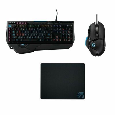 Pack Gaming Logitech, G910 Orion Spark + G502 Proteus Core + G240 Cloth Gaming