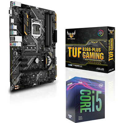 Intel Core i5 9400F (2.9 GHz) + Asus TUF B360 PLUS-GAMING