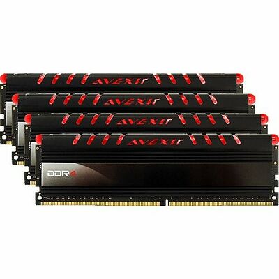 DDR4 Avexir Core Series, 4 x 4 Go, 2666 MHz, CAS 15 (LED Rouges)