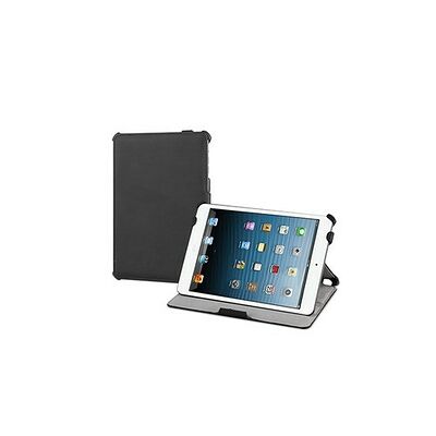 Etui Snow Slim Stand noir simili cuir à 2 positons pour iPad mini, Muvit