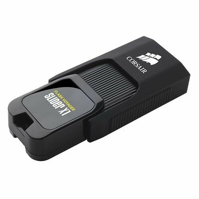 Clé USB 3.0 Corsair Flash Voyager Slider X1, 32 Go, Noir, Reconditionnée*
