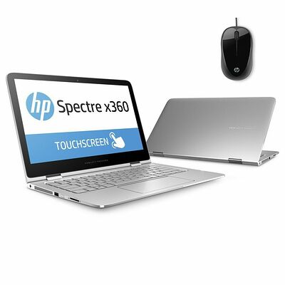 HP Spectre X360 13-4106nf Argent, 13.3" Full HD Tactile + Souris Offerte !