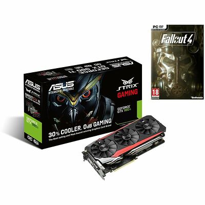 Asus GeForce GTX 980 Ti STRIX DirectCU III, 6 Go + Fallout 4 offert (v. boîte)