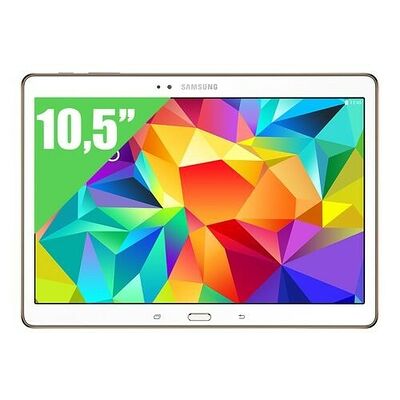 Samsung Galaxy Tab S 10.5 (4G) Blanche, 10.5" WQXGA