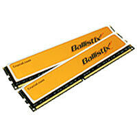 Kit Dual Channel DDR2 Ballistix, 2 x 1 Go, Cas 5, PC2-8500, Crucial