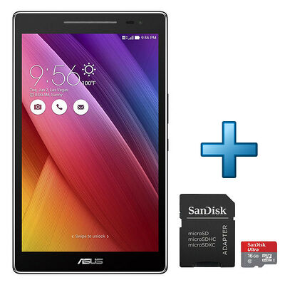 Asus ZenPad 8.0 (Z380M-6A023A) 8'' 16 Go Wi-Fi Noir + Micro SD 16 Go