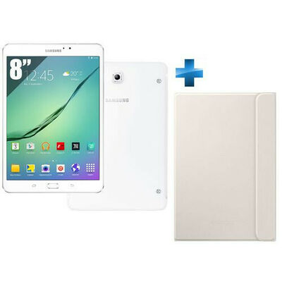 Samsung Galaxy Tab S2 Blanche, 8'' QXGA + Etui folio Samsung
