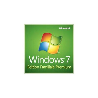 Microsoft Windows 7 Home Premium SP1, 64 bits, OEM - Version DVD