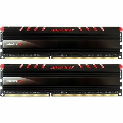 DDR3 Avexir Core Series, 2 x 4 Go, 1600 MHz, CAS 9 (LED Rouges)