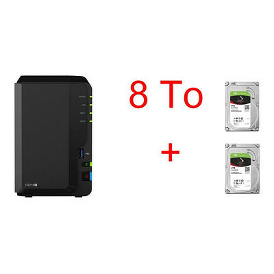 Synology DS218+ & 2 x Seagate IronWolf, 4 To