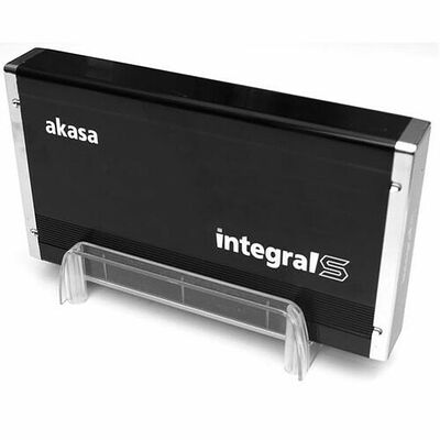 Boitier externe pour disque dur 3.5" SATA Integral S, Noir, Akasa