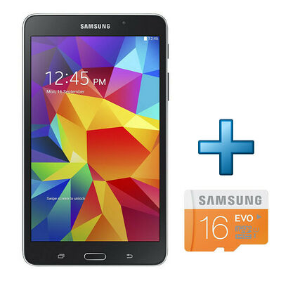 Samsung Galaxy Tab 4 7'' 8 Go Wi-Fi Noir + Micro SD 16 Go