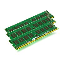 Kit Triple Channel DDR3 Kingston Value Ram, 3 x 2 Go, PC3-10666, CAS 9