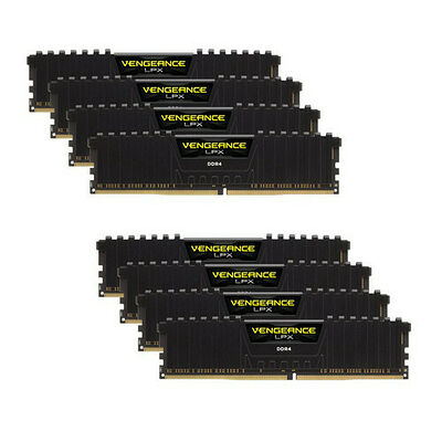 DDR4 Corsair Vengeance LPX, Noir, 8 x 8 Go, 2400 MHz, CAS 14