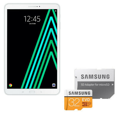 Samsung Galaxy Tab A6 (2016) 10.1" 32 Go Wifi Blanc + Carte Micro SD 32 Go