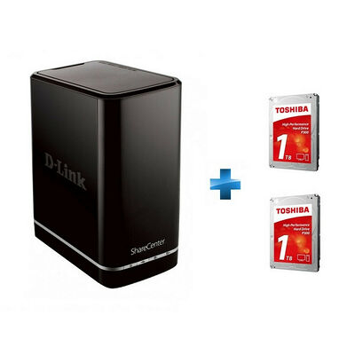D-Link DNS-320L + 2 x Toshiba P300, 1 To