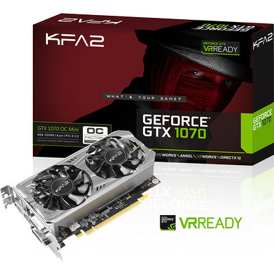 KFA2 GeForce GTX 1070 OC Mini, 8 Go