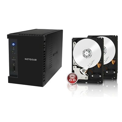 Netgear ReadyNAS 102 + 2 Disques durs WD Red 2 To