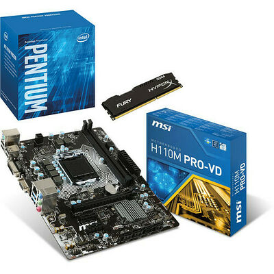 Kit d'évo Intel Pentium G4400 (3.3 GHz) + MSI H110M PRO-VD + 4 Go