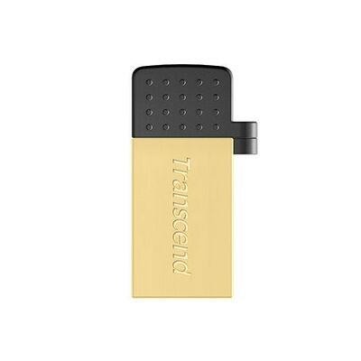Clé USB 2.0 OTG / Micro-USB Transcend JetFlash 380, 8 Go, Or
