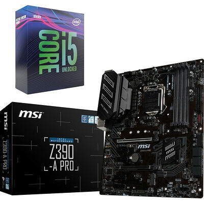 Intel Core i5-9600K (3.7 GHz) + MSI Z390-A PRO