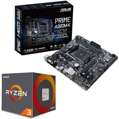 AMD Ryzen 3 1300X (3.5 GHz) + Asus PRIME A320M-K