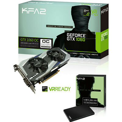KFA2 GeForce GTX 1060 OC, 6 Go + KFA2 Gamer SSD, 120 Go