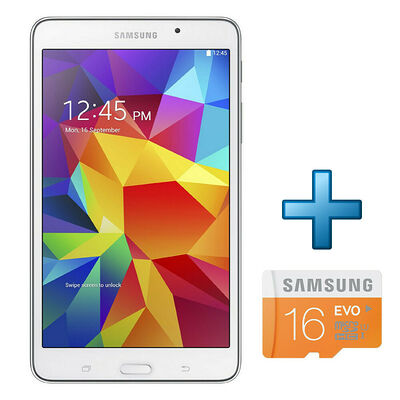 Samsung Galaxy Tab 4 7'' 8 Go Wi-Fi Blanc + Micro SD 16 Go