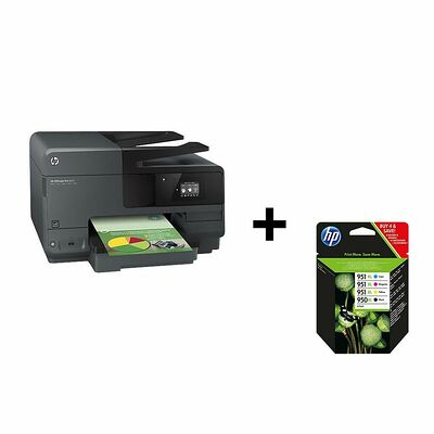 HP Officejet Pro 8610 + Pack de 4 cartouches Noire/Couleurs HP 950/951 XL