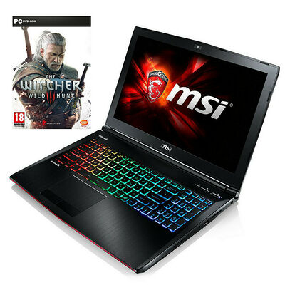 MSI GE62-6QF-218XFR Apache Pro + The Witcher 3 Wild Hunt