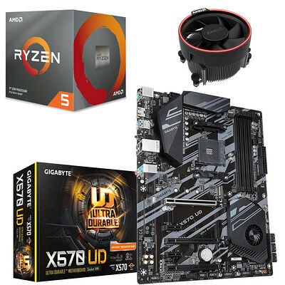 AMD Ryzen 5 3600X (3.8 GHz) + Gigabyte X570 UD