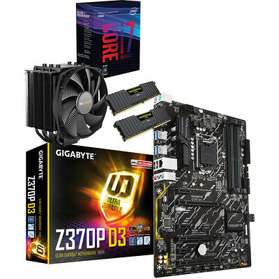 Kit d'évo Intel Core i7-8700K + Gigabyte Z370P-D3 + Dark Rock 4 + 16 Go