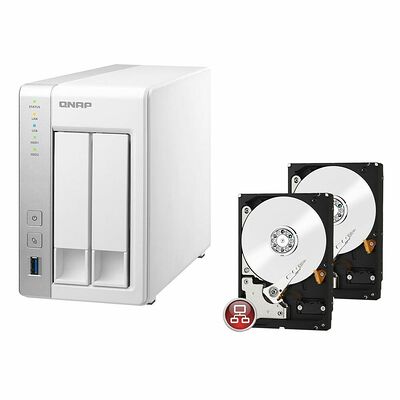 QNAP TS-231 + 2 x Disque dur Western Digital WD Red, 4To