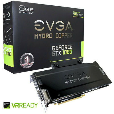 EVGA GeForce GTX 1080 FTW GAMING HYDRO COPPER, 8 Go