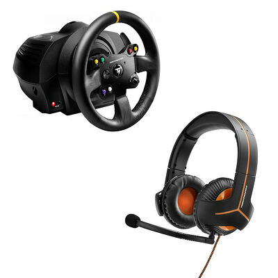 Thrustmaster TX Racing Wheel Leather Edition + Casque Y-350CPX 7.1