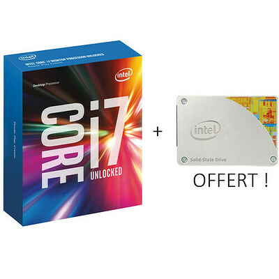 Intel Core i7-6700K (4.0 GHz) + SSD Intel 535 Series 120 Go offert !