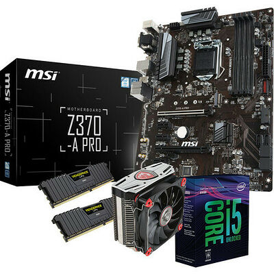 Kit d'évo Core i5-8600K + MSI Z370-A PRO + Core Frozr L + 16 Go