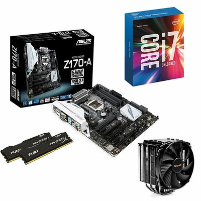 Kit d'évolution Intel Core i7-6700K + Dark Rock 3 + Asus Z170-A + 16 Go