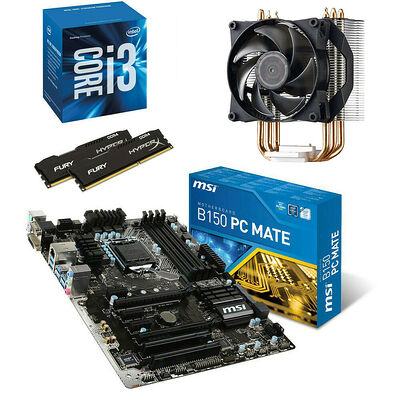 Kit d'évo Core i3-6100 + MSI B150 PC MATE + MasterAir Pro 3 + 8 Go