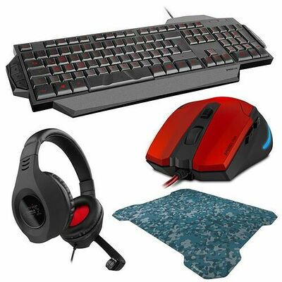 Pack Gaming Speedlink, Rapax (AZERTY) + Aklys + Cript Camouflage + Coniux