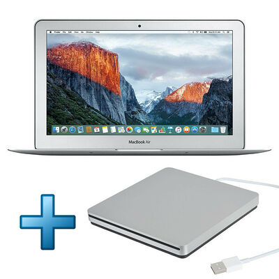 Apple MacBook Air 13'' 128 Go Argent (2017) + Apple USB SuperDrive