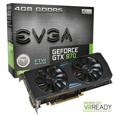 EVGA GeForce GTX 970 FTW GAMING ACX 2.0, 4 Go
