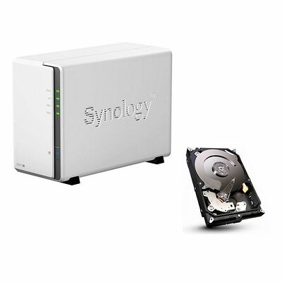 Synology DS215j + 1 x Disque dur Seagate Barracuda, 2 To
