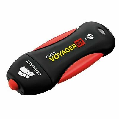 Clé USB 3.0 Corsair Flash Voyager GT(B), 128 Go, Rouge et Noir, Reconditionnée*