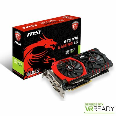 MSI GeForce GTX 970 GAMING 4G, 4 Go